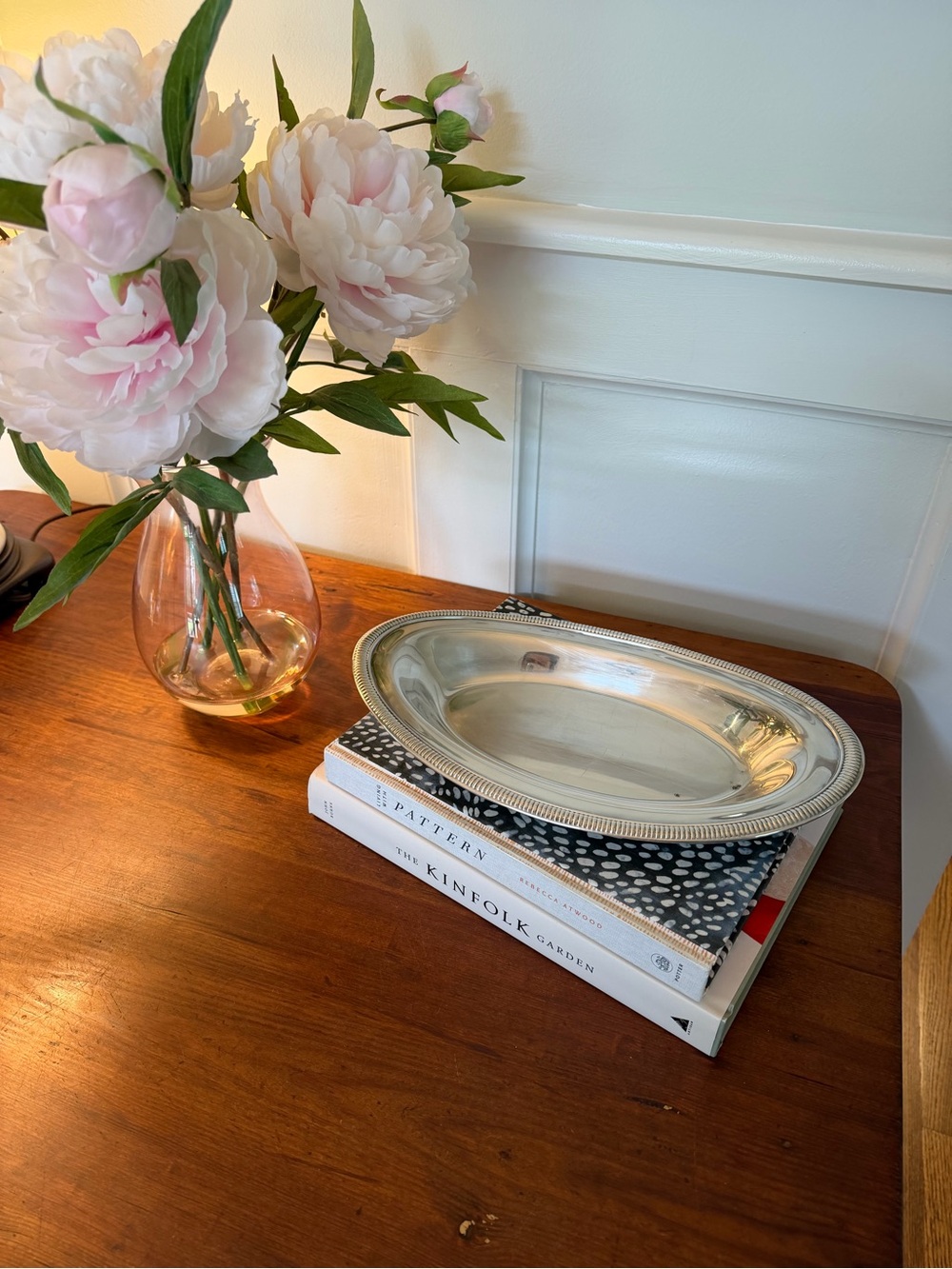 Vintage Silver-Plated Oval Serving Platter